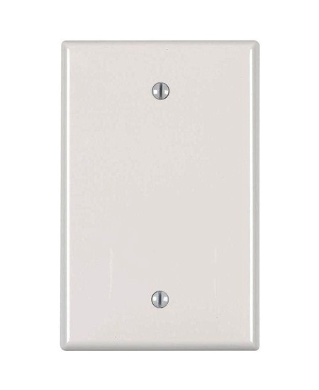 White MR - Blank Plate (Switch) - 1M