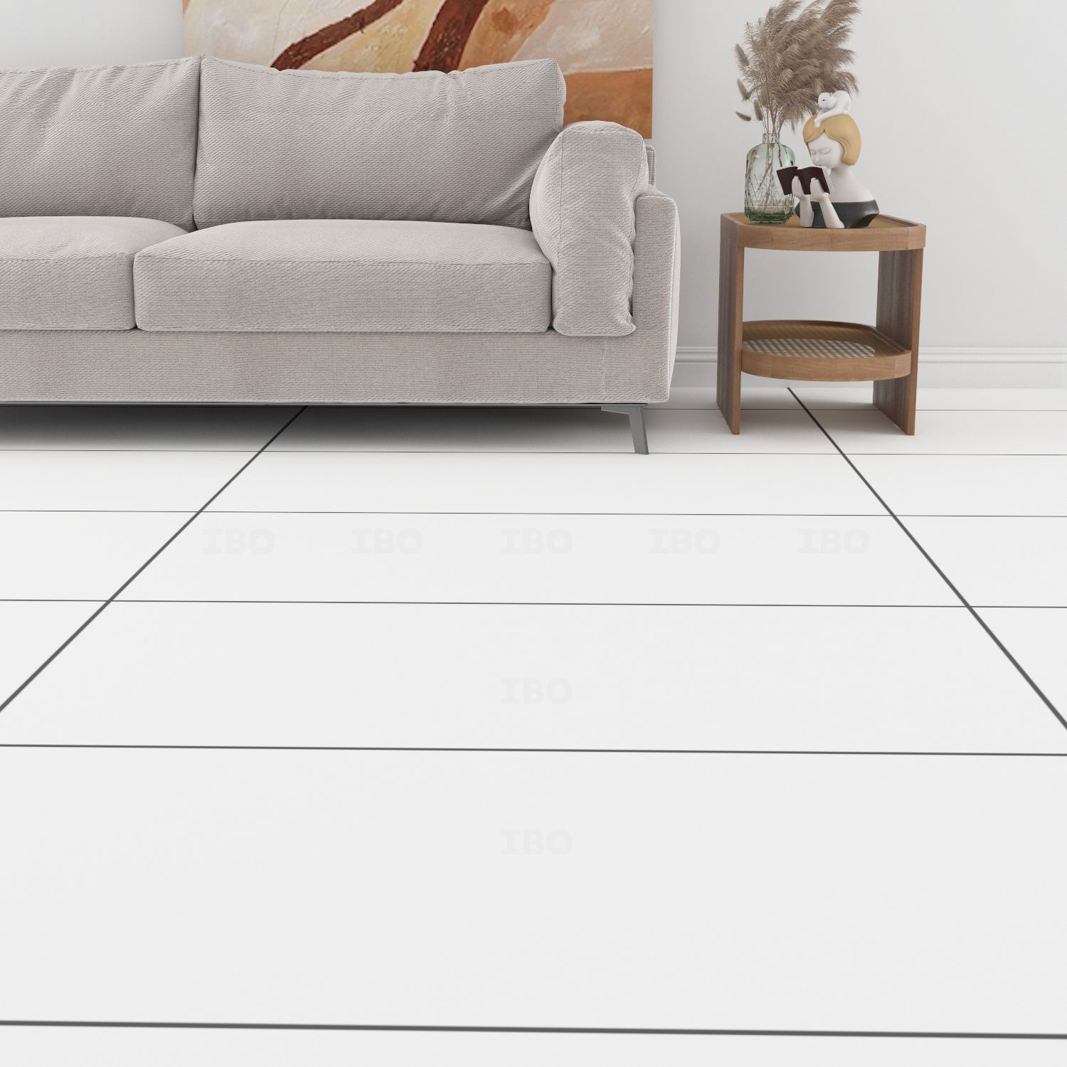 Somany Duragres Grande Valor Glaicer White FP Glossy 1200 mm x 600 mm GVT Tile