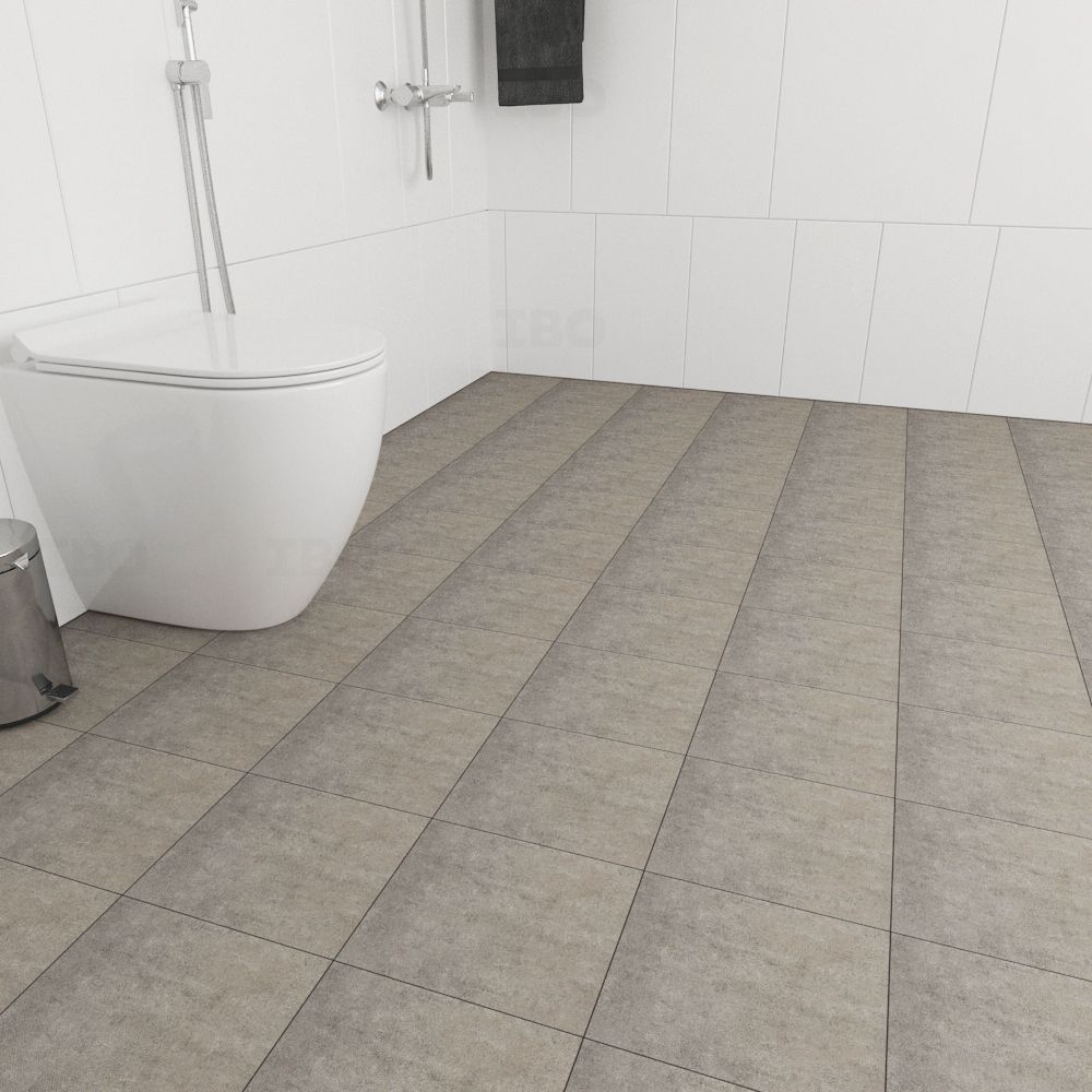 Kajaria Alfar Grey Forte Textured 300 mm x 300 mm Ceramic Floor Tile