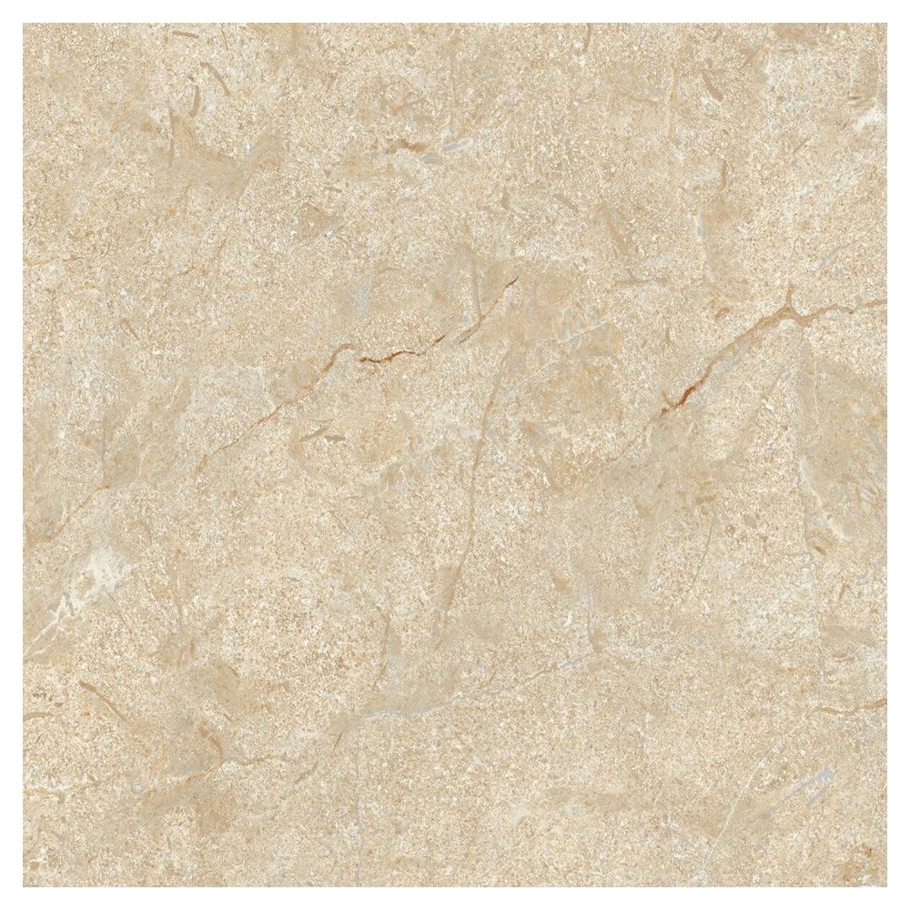 Orient Bell Equilateral Beige DK FL Textured 300 mm x 300 mm Ceramic Floor Tile
