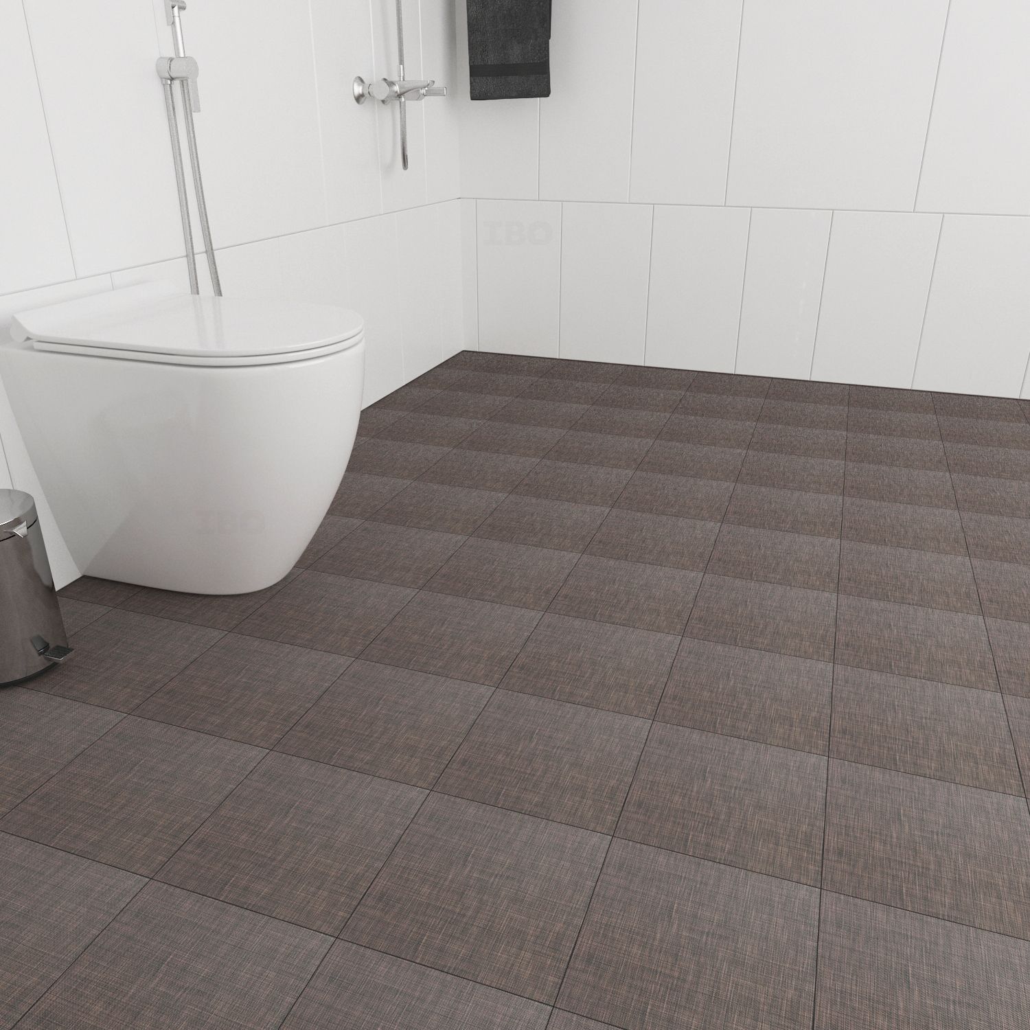 Kajaria Angora Coffee Textured 300 mm x 300 mm Ceramic Floor Tile
