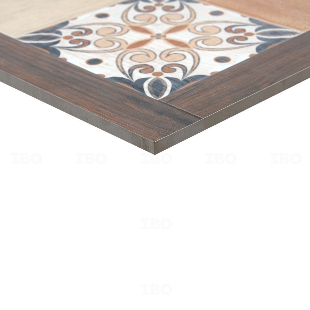 Kajaria Rangoli Wood Matte 600 mm x 600 mm Ceramic Floor Tile