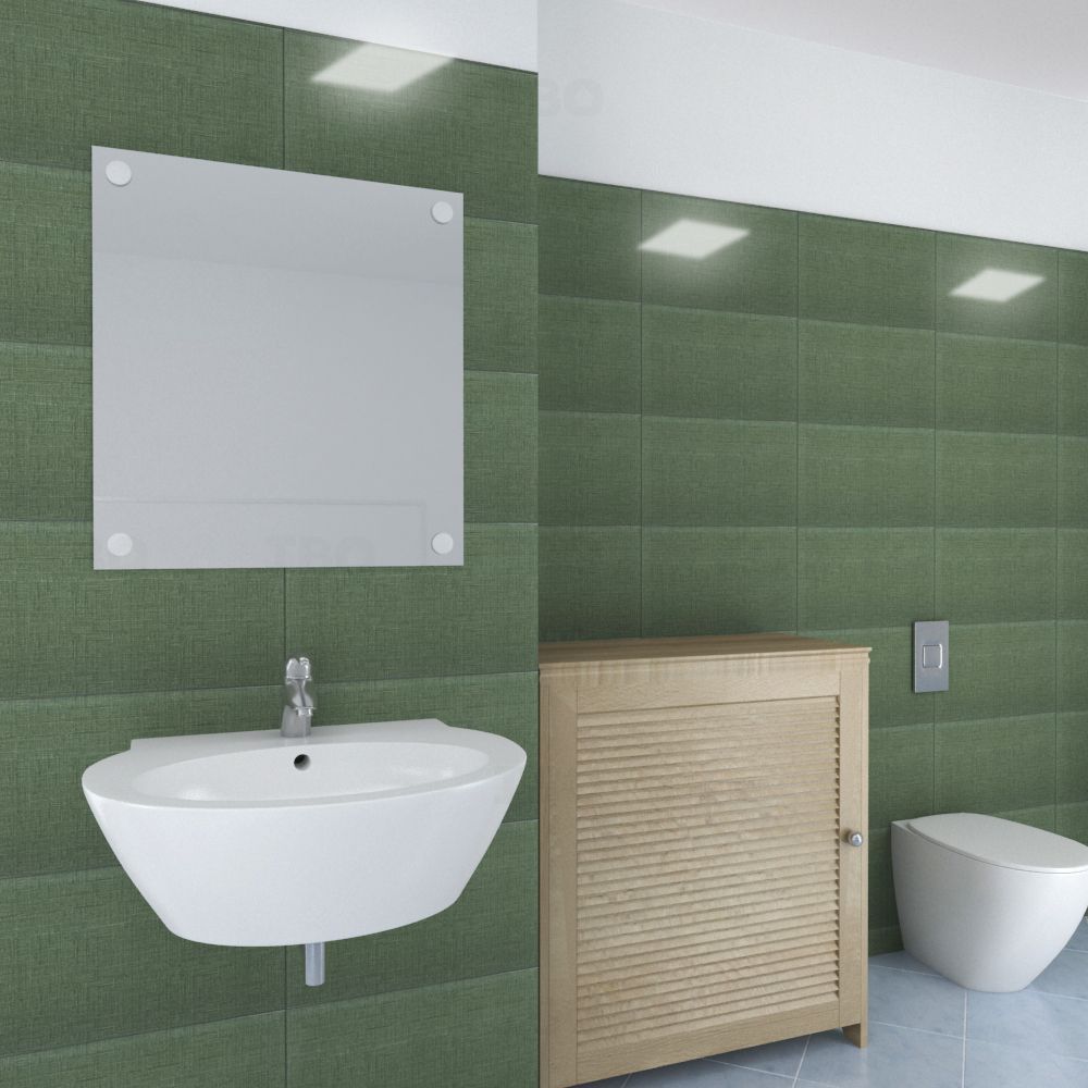 Kajaria Fargo Oliva Dark Glossy 450 mm x 300 mm Ceramic Wall Tile