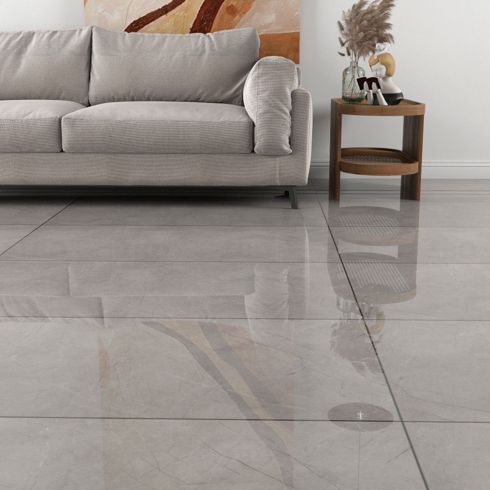 Somany Duragres Grande Valor Callis Light Grey FP Glossy 1200 mm x 600 mm GVT Tile