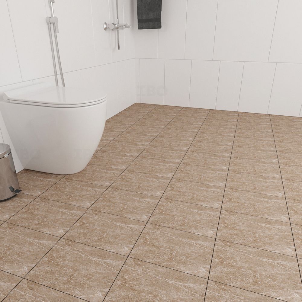 Orient Bell Emperador Beige Textured 300 mm x 300 mm Ceramic Floor Tile