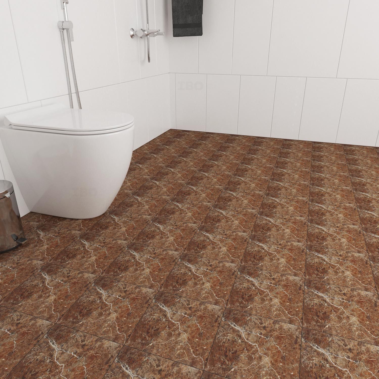 Somany Iberis Dark Textured 300 mm x 300 mm Ceramic Floor Tile