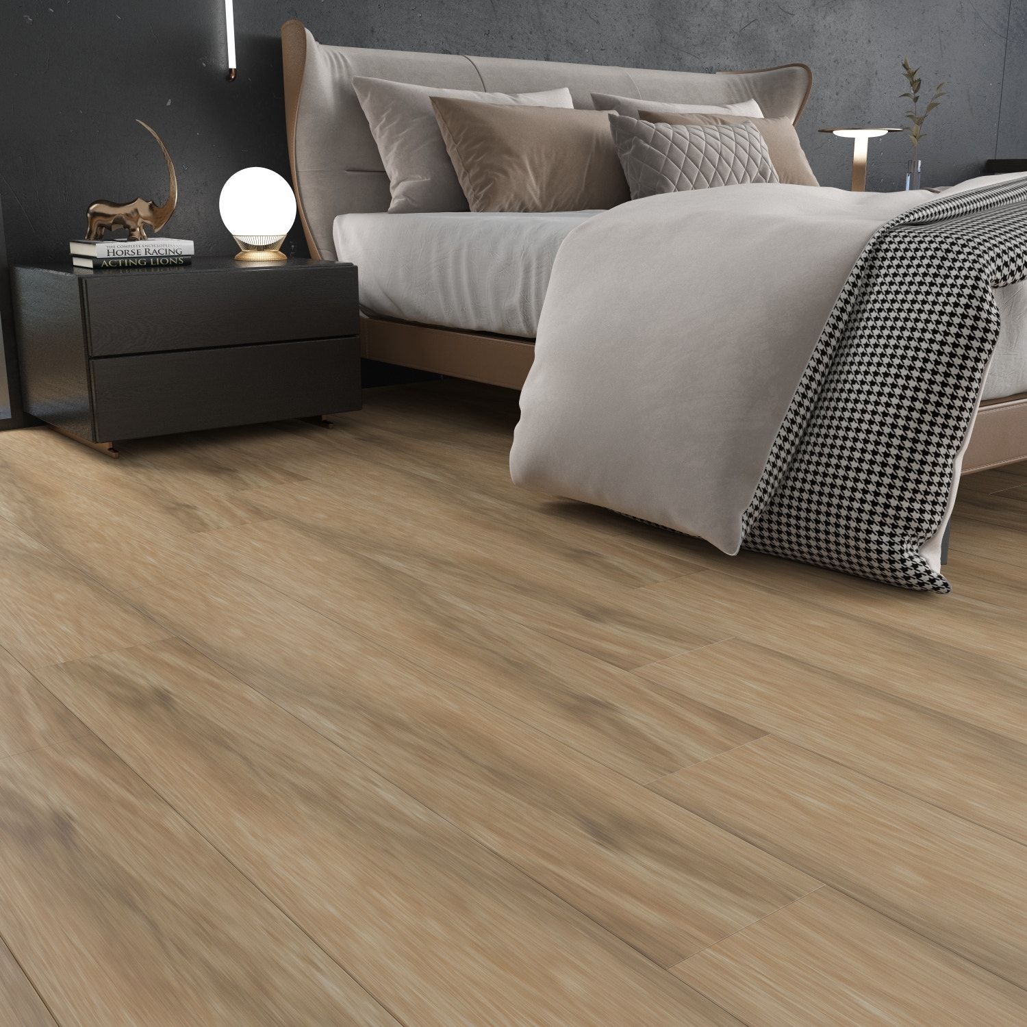 Somany Duragres Strio Valor Akio Wood Robble Matte 1200 mm x 196 mm GVT Tile