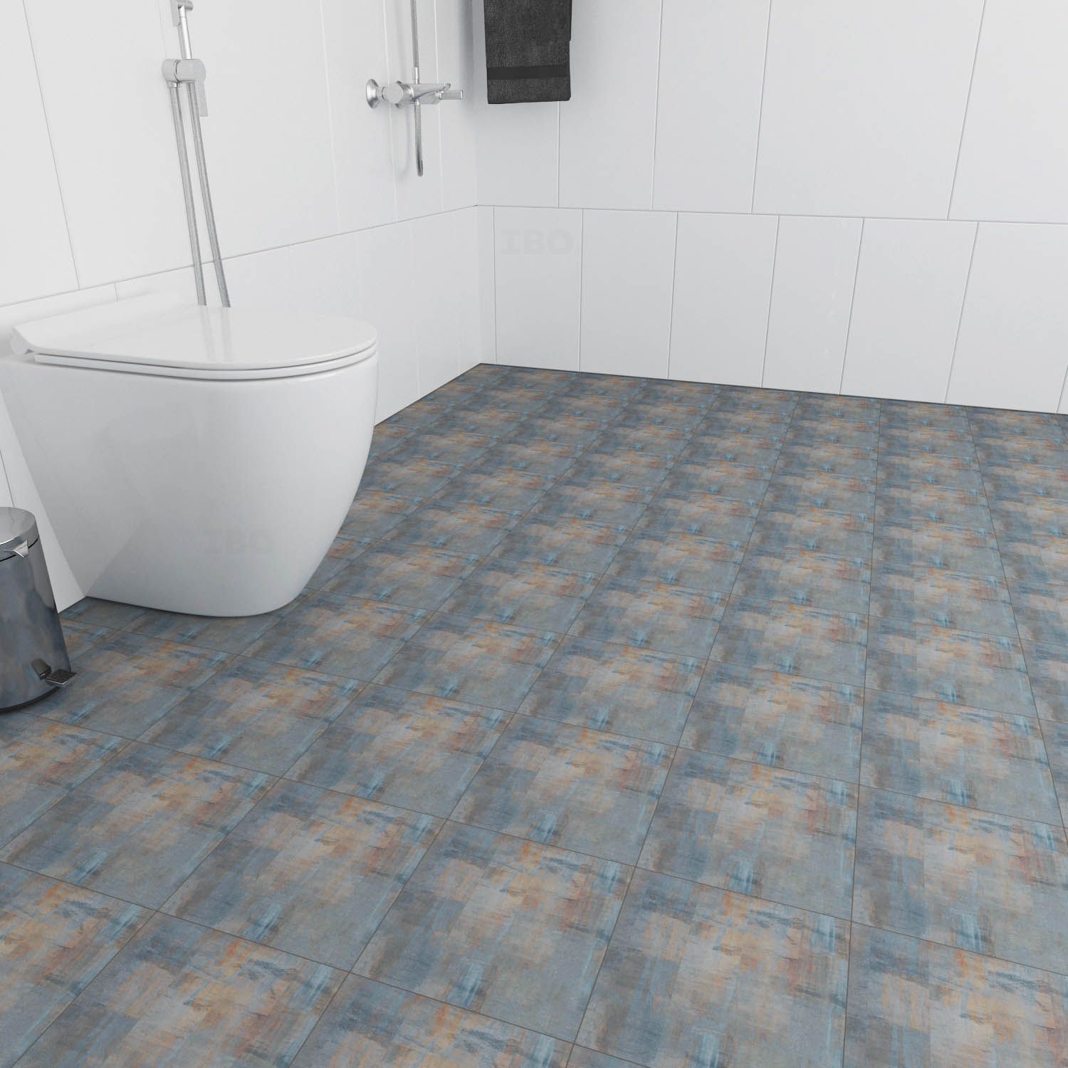 Somany Brushy Dark Textured 300 mm x 300 mm Ceramic Floor Tile