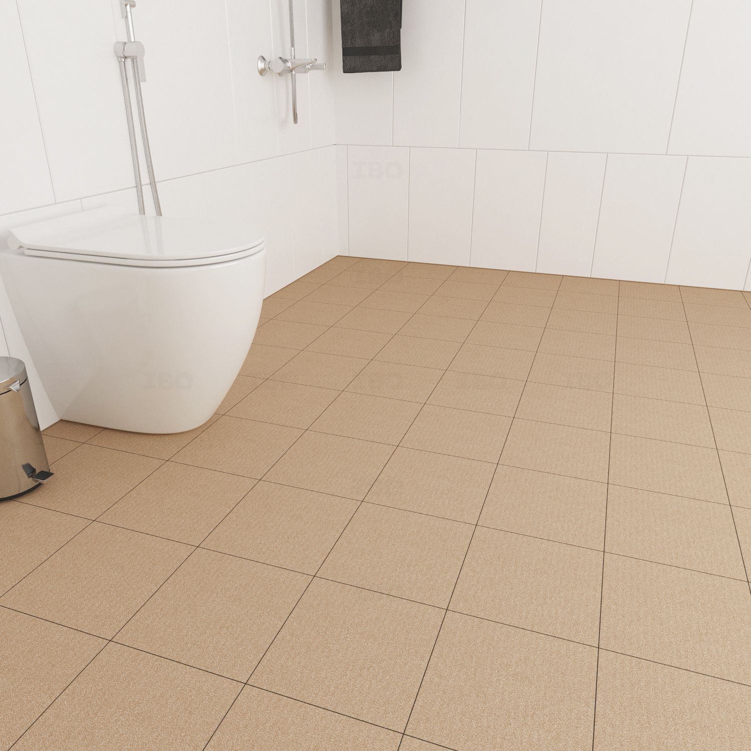 Somany Paramo Beige Dark Textured 300 mm x 300 mm Ceramic Floor Tile