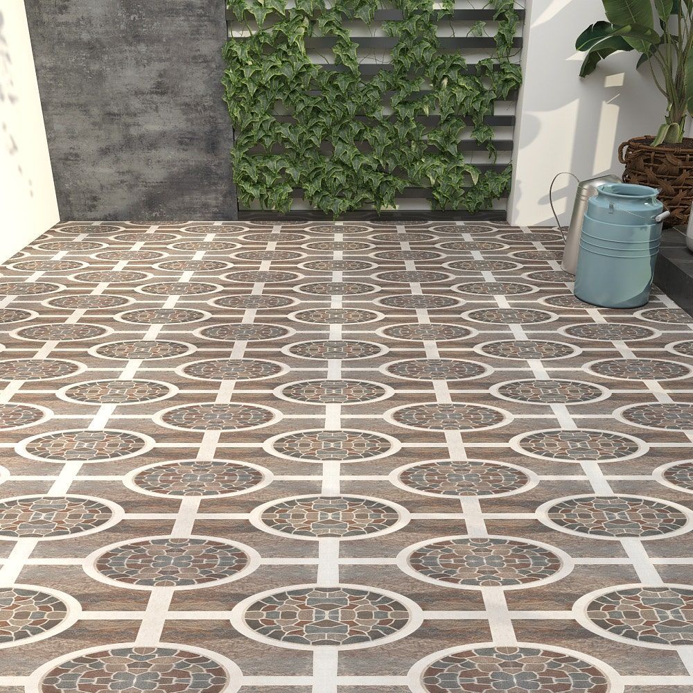 Somany Durastone Casino Blue Textured 400 mm x 400 mm Vitrified Parking Tile