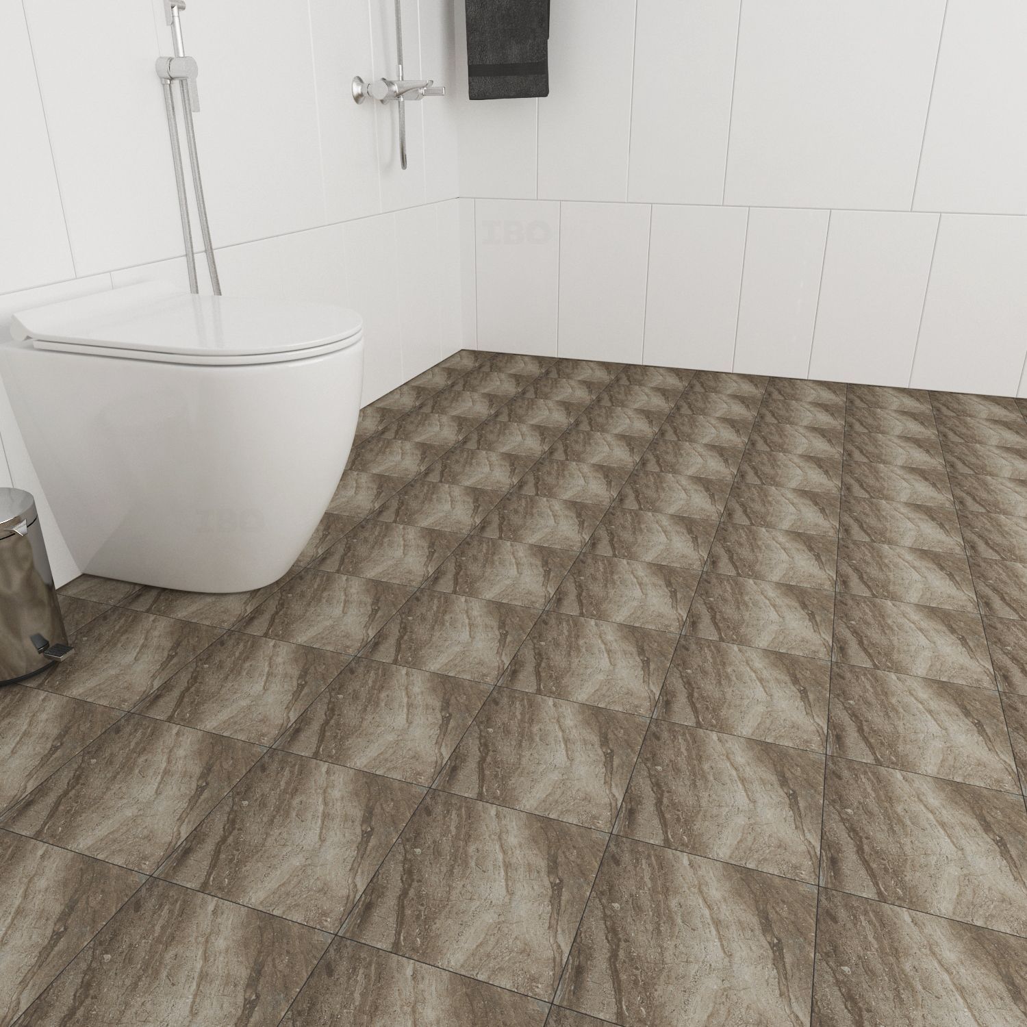 Kajaria Pisa Dark Textured 300 mm x 300 mm Ceramic Floor Tile
