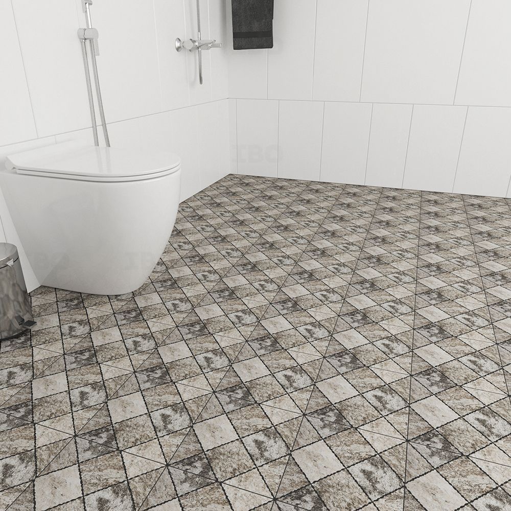 Kajaria Alder Gris Forte Textured 300 mm x 300 mm Ceramic Floor Tile