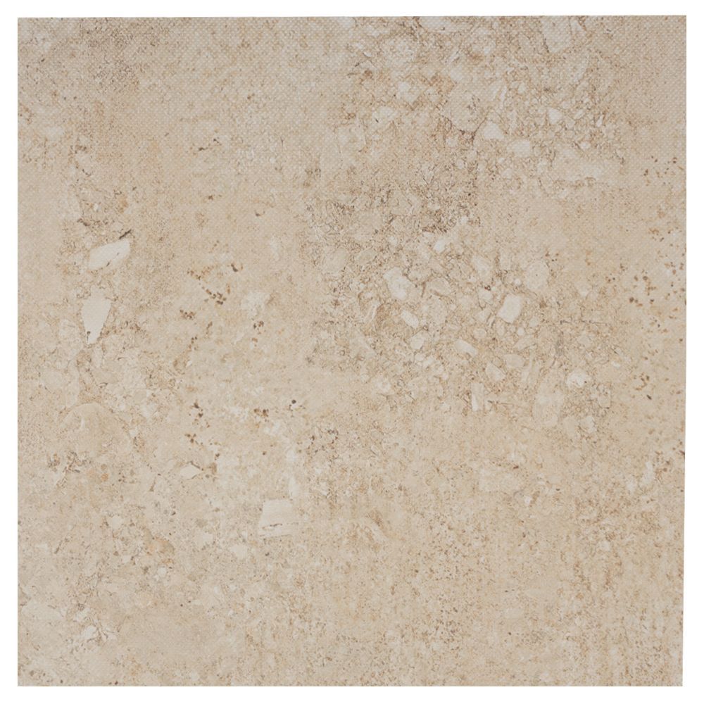 Kajaria Carolina Beige Textured 300 mm x 300 mm Ceramic Floor Tile