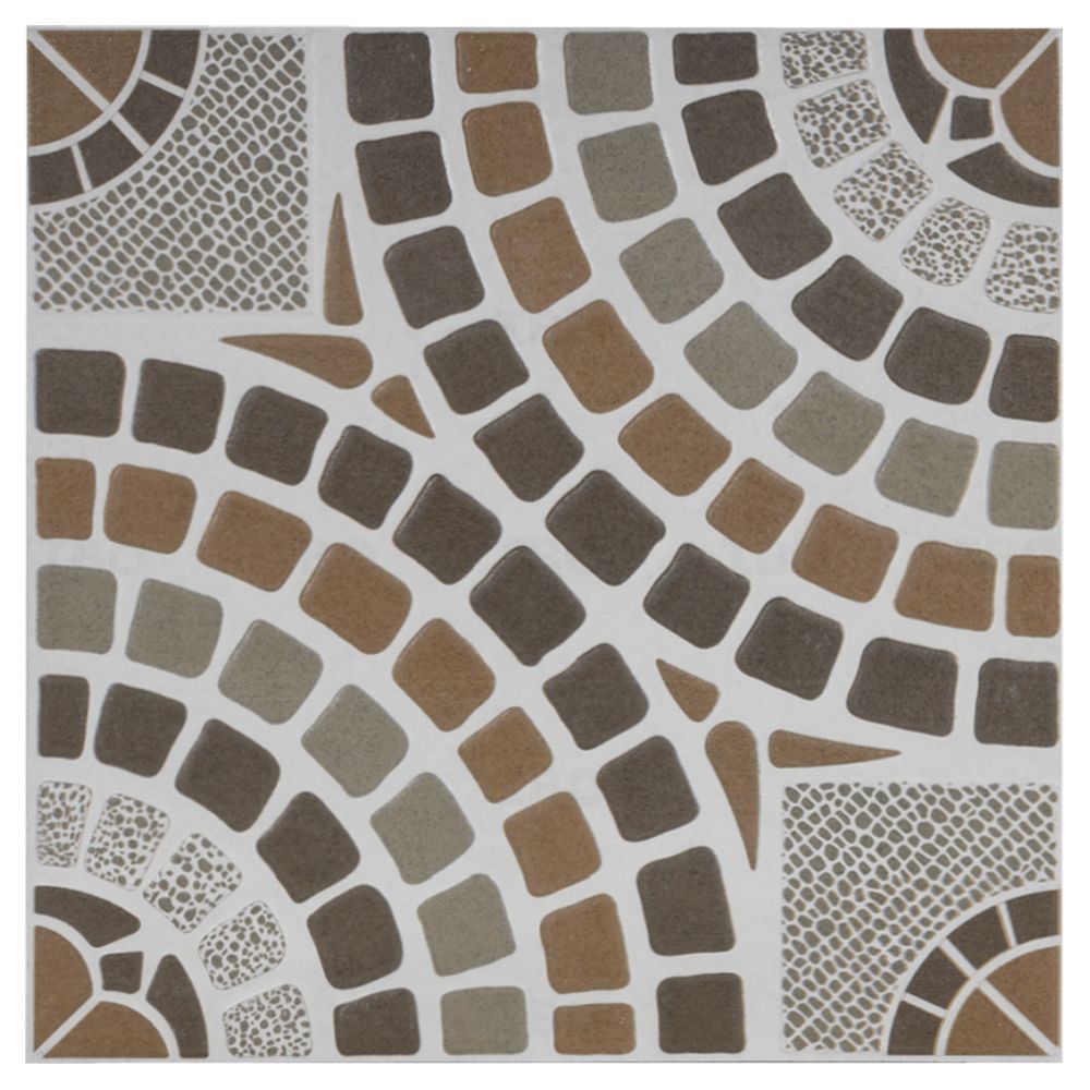Sunhearrt Stonela Mix Textured 300 mm x 300 mm Vitrified Parking Tile