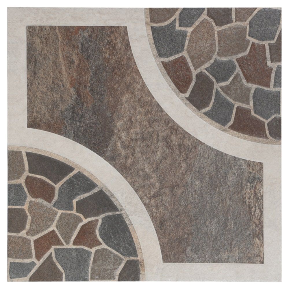 Somany Durastone Casino Blue Textured 400 mm x 400 mm Vitrified Parking Tile