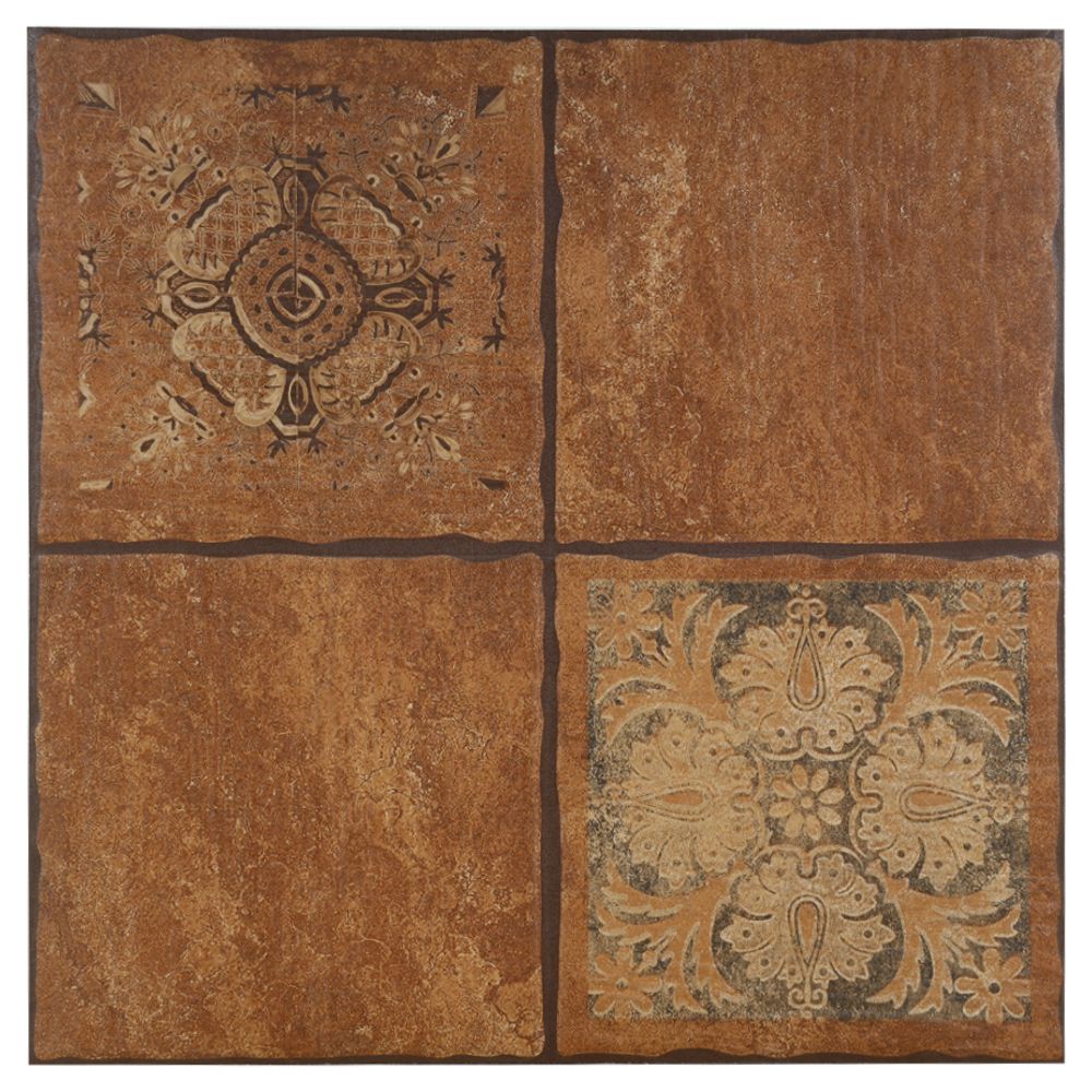 Somany Durastone Estuco Cotto Decore Textured 400 mm x 400 mm Vitrified Parking Tile
