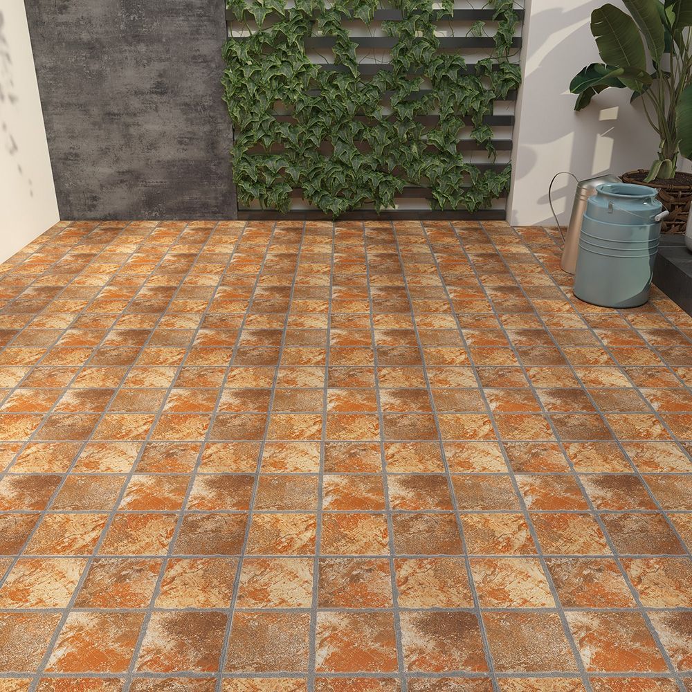 Somany Durastone Helmer Brown Textured 300 mm x 300 mm Vitrified Parking Tile