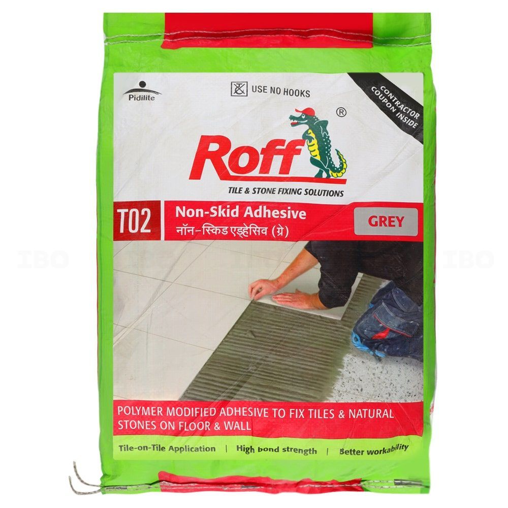 Roff Non-Skid (T02) 30 kg Grey Tile Cementitious Adhesive