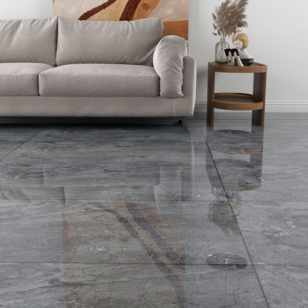 Kajaria Eternity Dyna Nero Glossy 1200 mm x 600 mm GVT Tile