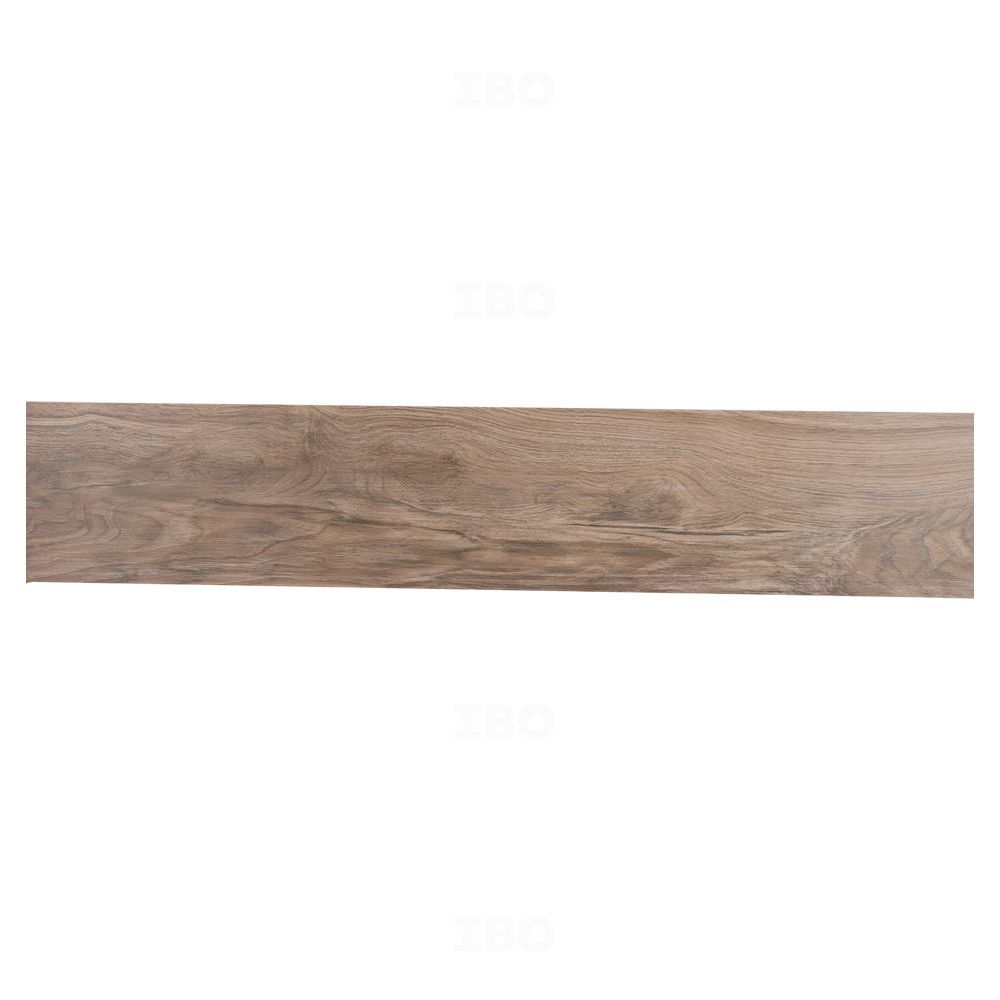 Sunhearrt Bostan Brown Textured 1200 mm x 200 mm GVT Tile