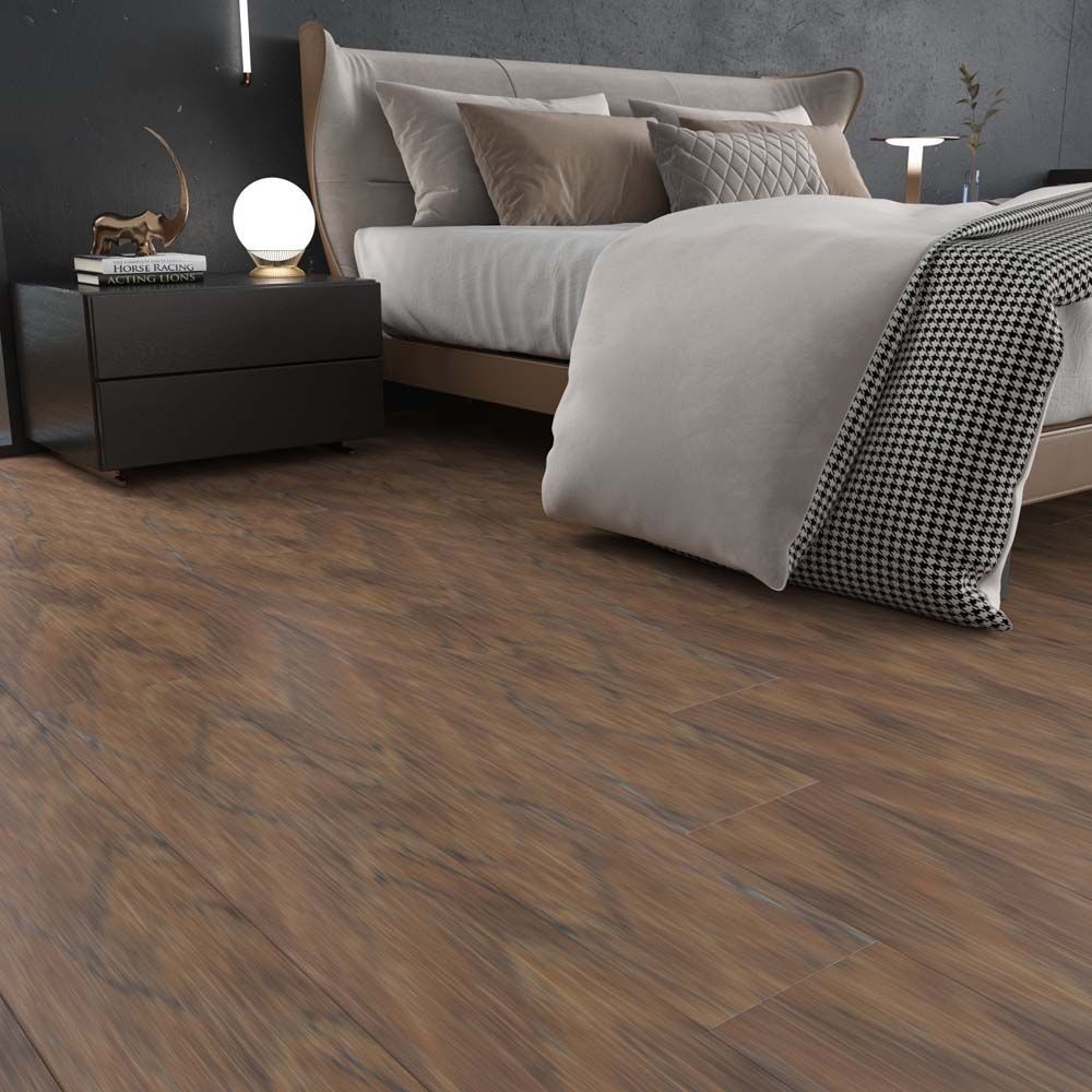 Somany Duragres Strio Valor Kalida Wood Brown Matte 1200 mm x 196 mm GVT Tile