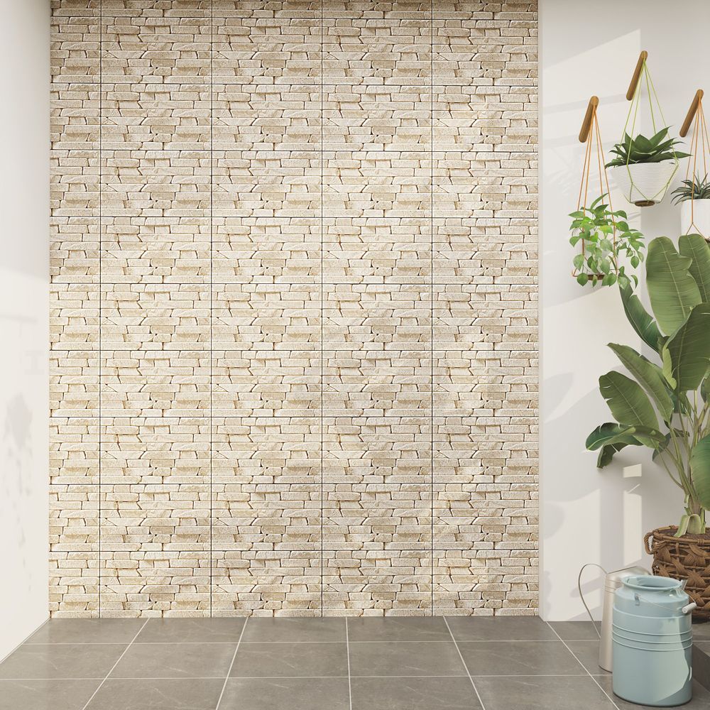 Sunhearrt Colano Beige Textured 450 mm x 300 mm Ceramic Elevation Tile