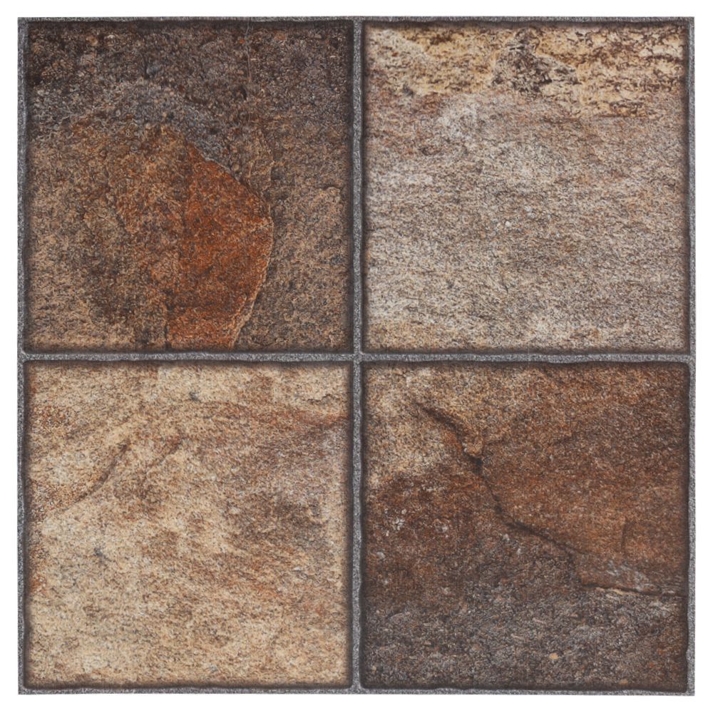Orient Bell HRP Cobble Stone Natural Textured 400 mm x 400 mm Ceramic Parking Tile