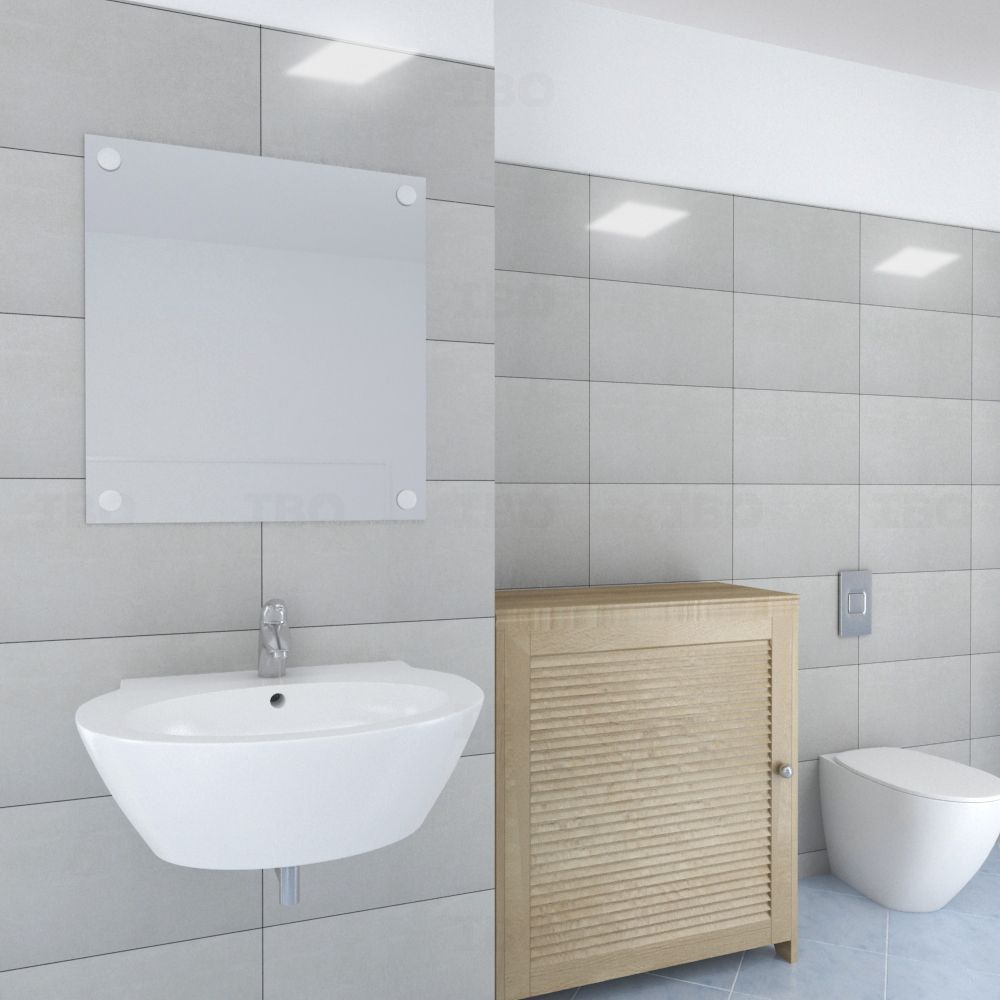 Orient Bell Cementum Grey LT Glossy 450 mm x 300 mm Ceramic Wall Tile